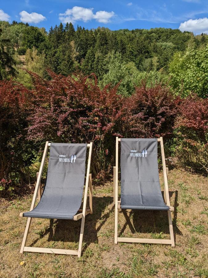 Ruhiges Ferienhaus Am Waldrand Mit Sauna Und Kamin - Hellaberg II Langenbach  المظهر الخارجي الصورة